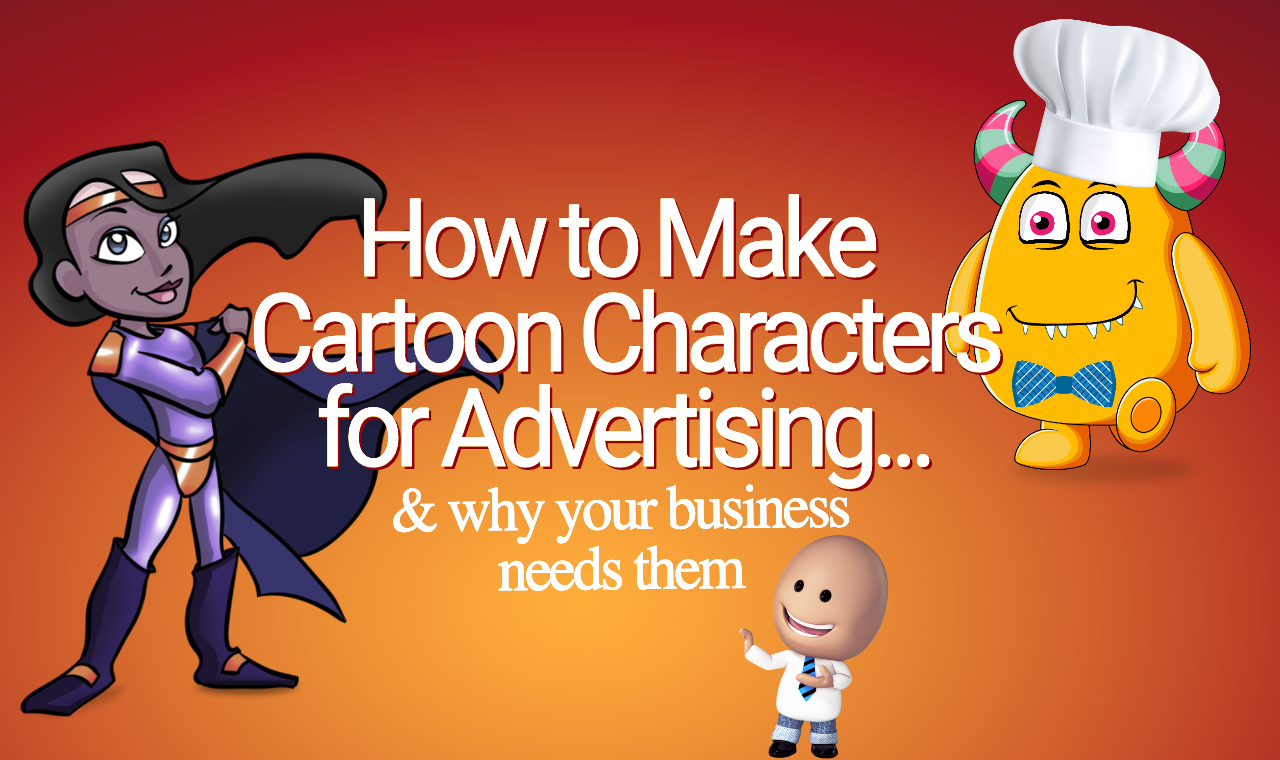 Find out how to make cartoon charcters for advertising your business so you can get more sales