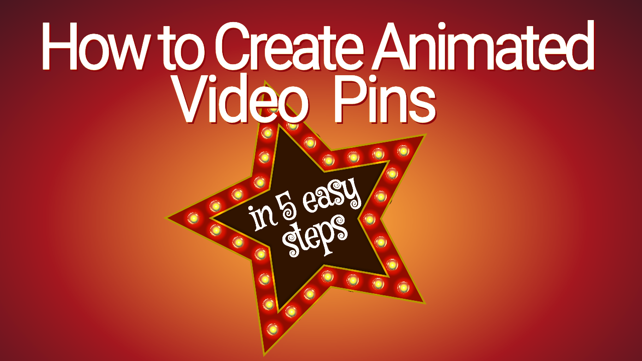 Make video pins with motion backgrounds for Pinterest in 5 easy steps