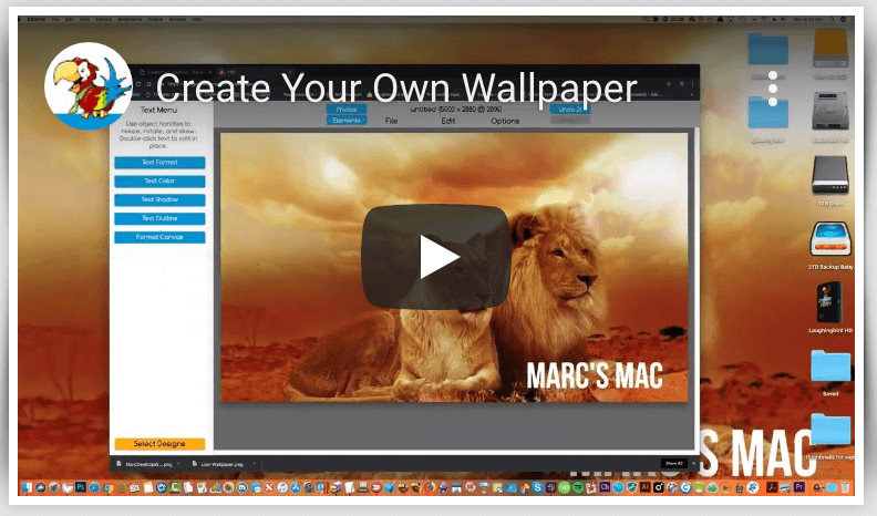 Creating Custom Wallpaper